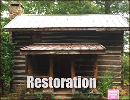 Historic Log Cabin Restoration  Seale, Alabama